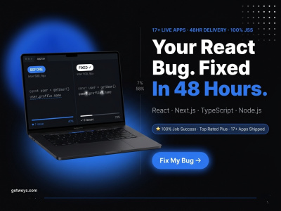 React and Next.js Bug Fixing and Code Review Done
