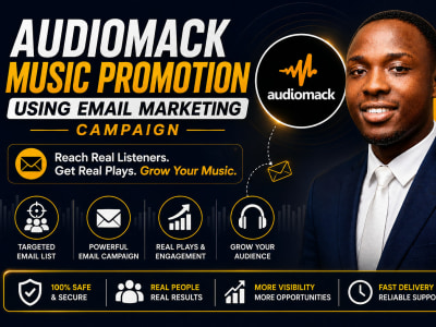Audiomack Music Promotion Using Email Marketing Campaign