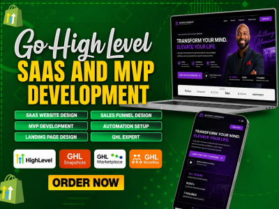 GoHighLevel SaaS Funnel Landing Page Development