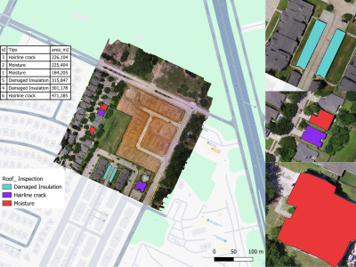 Drone Data Integration & Spatial Analysis (Roof Inspections)