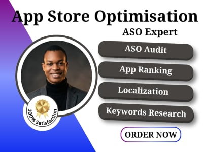 ASO Optimised for Higher Ranking Boost Visibility and Research for Ios