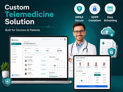 Telemedicine, telehealth and healthcare web and mobile apps