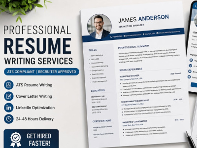 Expert Resume Design, Resume/CV Cover Letter and LinkedIn Optimization
