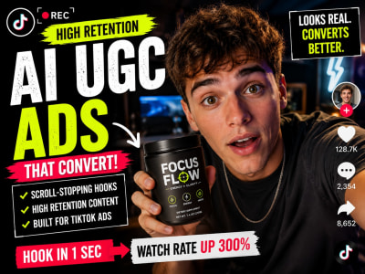 High-retention AI UGC ads for TikTok