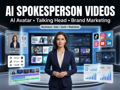 AI spokesperson videos for brands and businesses