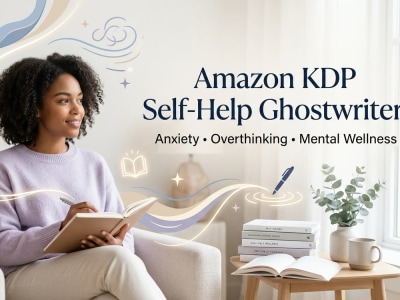 Premium Amazon KDP Self-Help Book on Anxiety, Overthinking, Mental Wellness