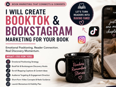 BookTok and Bookstagram marketing for your book