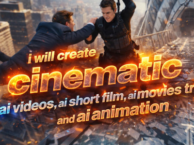 Cinematic AI movie trailers, reels and short films