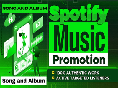 Music ads to promotion on your spotify song and album