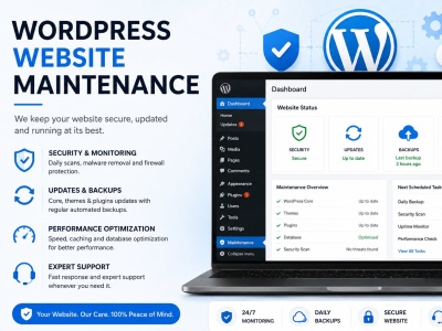 WordPress Website Maintenance and support