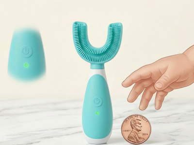 AI Product Demo Video - Kids U-Shaped Toothbrush |