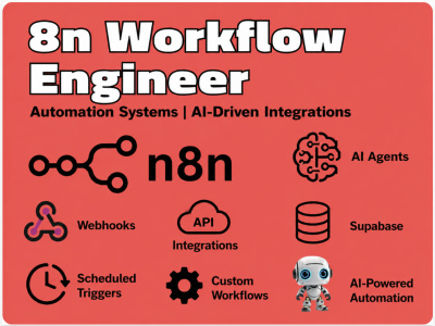 N8n Workflow Engineer | Automation Systems | AI-Driven Integrations