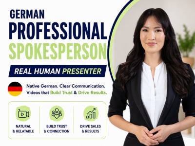 Professional Female Spokesperson Video in German