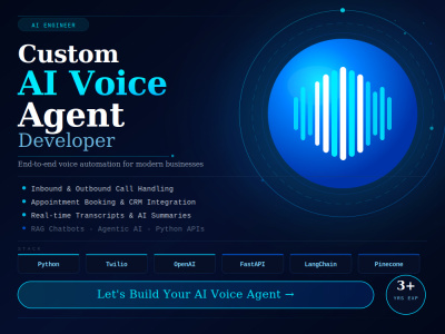 A custom AI Voice Agent with Python, Twilio and OpenAI