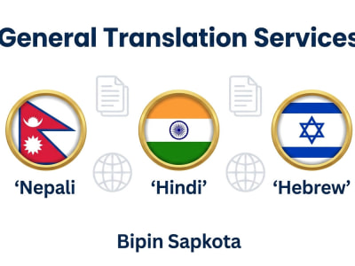 Accurate Nepali, Hindi & Hebrew Translation That Reads Naturally