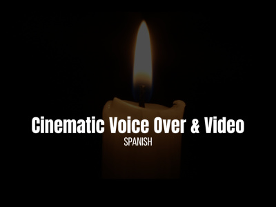 Dramatic Spanish Voice Over for Cinematic Trailers, Audiobooks and Games