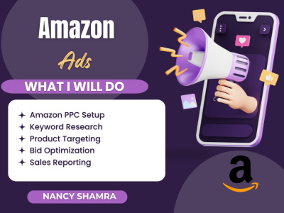 Amazon Ads PPC setup and management for sales