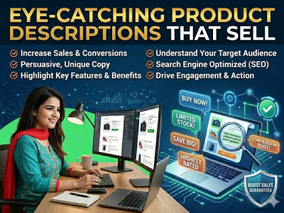 Eye catching product descriptions that sell
