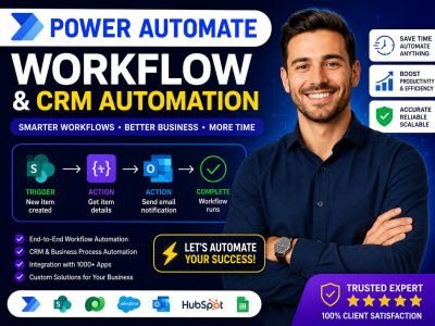 Power Automate Workflow & CRM Automation | Business Process Automation
