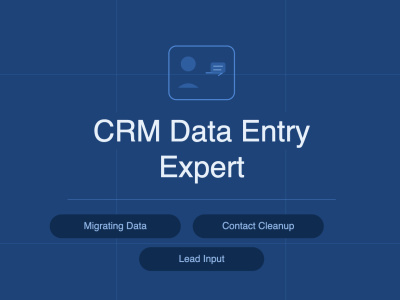 CRM Data Entry Expert | HubSpot | Contact Cleanup | Lead Input