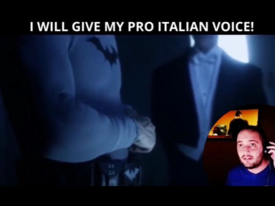 Voice acting in native italian