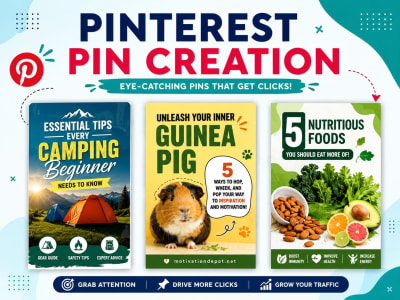 Pinterest Growth Strategist | Pin Design & Full Pinterest Management