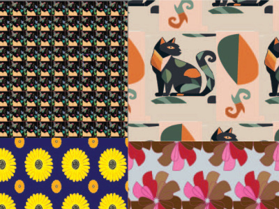 Custom seamless patterns Design for fabric, wall paper and digital print