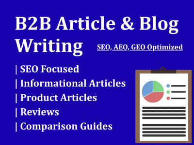 B2B Article Writer | B2B SEO Content Expert