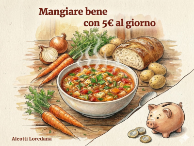 A professional cookbook written and formatted in Italian