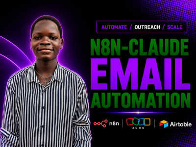 Claude email automation n8n AI growth engine for E-Commerce Zoho OutlookCRM