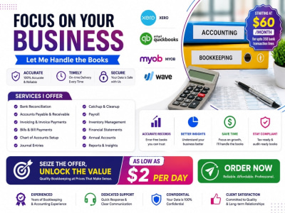 Tax ready books in Xero, Zohobooks, QBO, Wave App starting from $60 -Canada