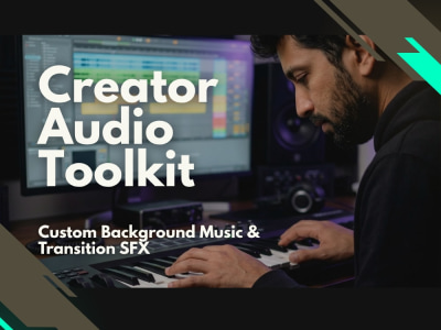 Custom background music and sound design for videos