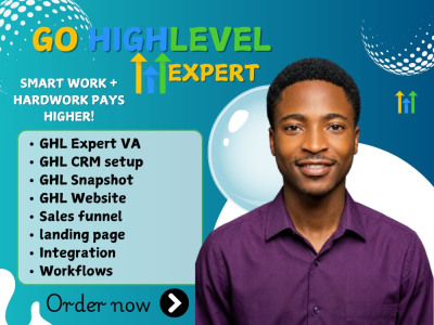 GoHighLevel Virtual assistant marketing VA AI automation SMS funnel website