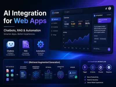 Production ready AI features integrated into your web application | Upwork