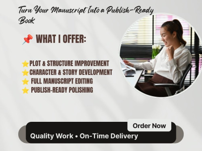 Copy Editing for Your Book, Novel, or Manuscript-120,000 Words