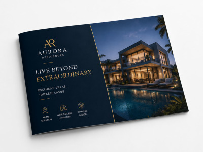 Professional Real Estate Brochure Design | Print-Ready & Digital PDF