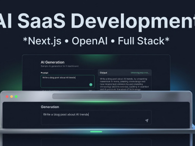 AI-Powered Full Stack Web Developer | Next.js, OpenAI & SaaS ...