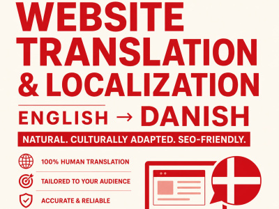 Translate and Localize Your Website from English to Danish