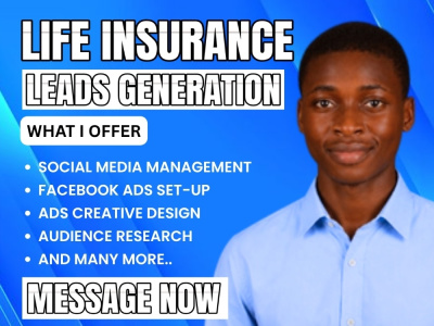Get hot life insurance leads health insurance leads using Facebook ads