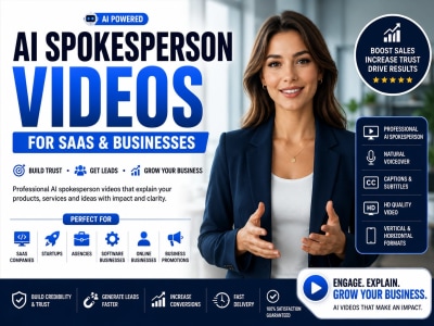AI Spokesperson Videos for SaaS and Businesses