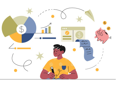 Custom flat vector illustrations for your project