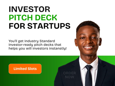Pro Custom Pitch Deck Fundraising | Investor-Ready Presentation Design