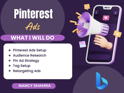Pinterest Ads setup and management for traffic and sales