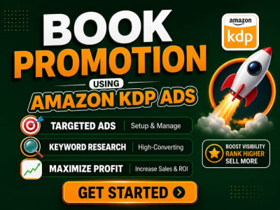 Amazon KDP ads, book promotion, and marketing PPC service