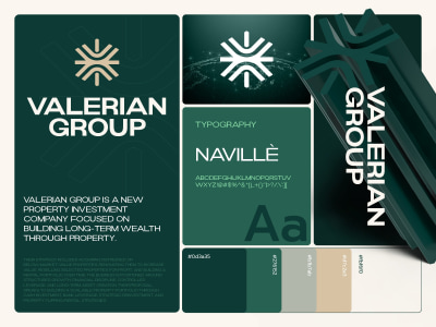 Premium brand identity and modern vector logo with 3D mockups