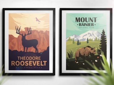 Morden day rock alternative poster Illustration comic cartoon illustration