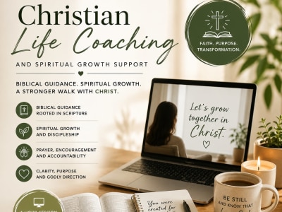 1-Hour Christian Life Coaching Session for Spiritual Growth