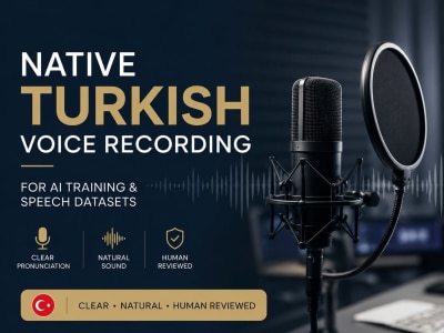 I will record native Turkish voice for AI training