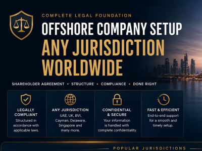 Offshore Company Setup Any Jurisdiction Worldwide Structure and Compliance.