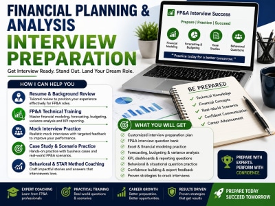 FP&A Interview Coaching for Finance Analyst and Manager Roles
